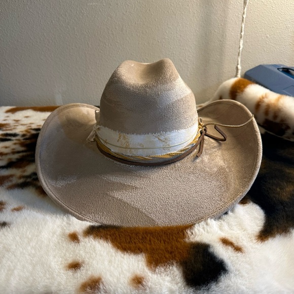 New hand burned cowgirl hat !! - Picture 3 of 7